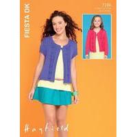 Womens and Girls Cardigans in Hayfield Fiesta DK (7286)