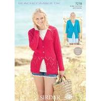 Women\'s Cardigans in Sirdar Beachcomber DK (7278)