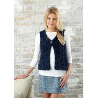 Womens Gilet in Sirdar Touch (7782)