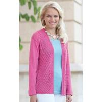 Womens Jacket in Sirdar Cotton 4 Ply (7741)