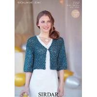 Womens Kimono Style Jacket in Sirdar Soukie DK (7357)