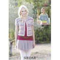 Womens and Girls Cardigans in Sirdar Crofter DK (7230)