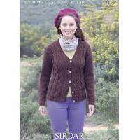 Womens Cardigan in Sirdar Country Style DK (7119)