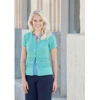 womens cardigans in sirdar cotton dk 7736