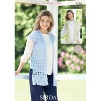 Womens Waistcoats in Sirdar Country Style DK (7218)