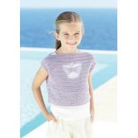Womens and Girls Short Sleeved and Sleeveless Tops in Sirdar Cotton DK (7237) - Digital Version