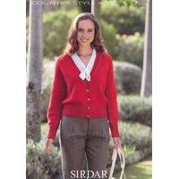 Womens Cardigan in Sirdar Country Style 4 Ply (7044)