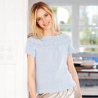 Womens Tops with Two Sleeve lengths in Stylecraft Jeanie - 9360