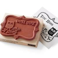 Wooden Stamp &quot;You Hoo&quot;