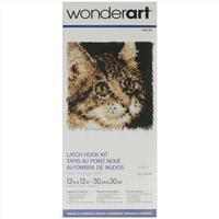 Wonderart Latch Hook Kit 12 x 12 Inch - Tabby 343951