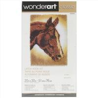 wonderart classic latch hook kit 20 x 30 inch horse 343972