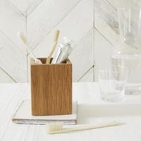 Wooden Toothbrush Holder