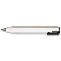 Worther Shorty White with Black Clip Pencil