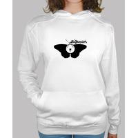 Women, hoodie, white