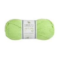 womens institute lime soft and silky yarn 100 g