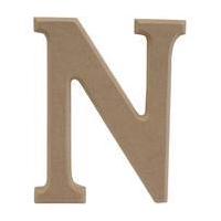 Wooden Letter N 27 cm
