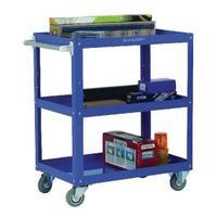 Works 3-Tier Trolley Blue 329946