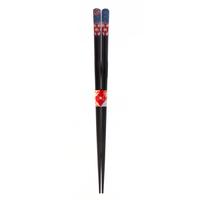 Wooden Lucky Carp Chopsticks - Blue, Carp Pattern