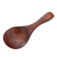 wooden lacquer tea spoon