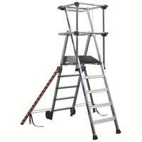 work platform 5 tread silver 307571