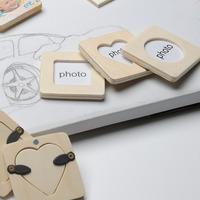 Wooden Magnet Photo Frames