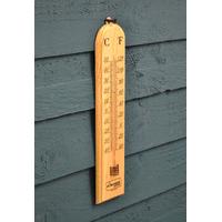Wooden Garden Thermometer by Kingfisher