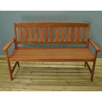 Wooden 3 Seater Garden Bench by Kingfisher