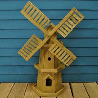 Wooden Windmill Garden Ornament by Smart Garden