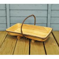 wooden sussex style garden trug