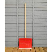 Wooden Handle Heavy Duty Snow Shovel by Kingfisher
