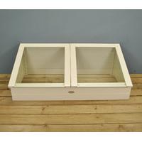 Wooden Cold Frame in Cream by Fallen Fruits