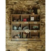 wooden chedworth wall unit by garden trading