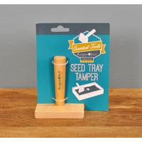 Wooden Seed Tray Tamper (Square) by Burgon & Ball