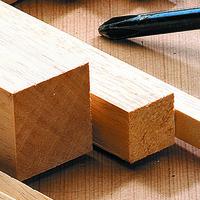 Wooden Dowels Square. 10mm x 10mm. Pack of 100