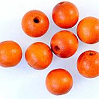 Wooden Beads 8mm - Orange