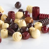 wooden bead assortment