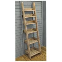 wooden aldsworth shelf ladder by garden trading