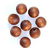 wooden beads 12mm brown