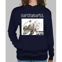 Women, hoodie, dark blue