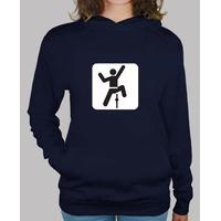 Women, hoodie, dark blue