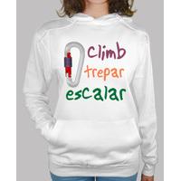 Women, hoodie, white