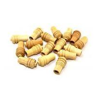 wooden acorn cord pulls 45mm x 23mm natural