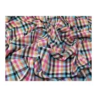 woven check cotton lawn dress fabric