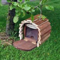 Wooden Squirrel Feeder