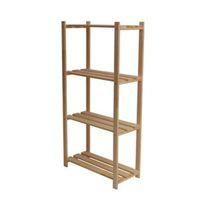 Wood Shelving Unit (H)1300mm (W)650mm