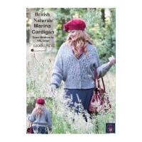 WoolyKnit British Naturals DK Ladies Marina Cardigan Knitting Pattern