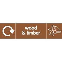 wood timber rigid plastic 500 x 200