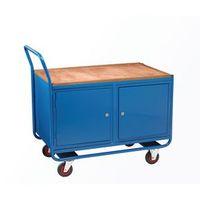 WORKSHOP TROLLEY WITH 2 CUPBOARDS