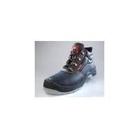 Work safety shoe, steel-toed, S3, black / orange, size 5