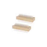 Wooden nail brush, 2 pieces